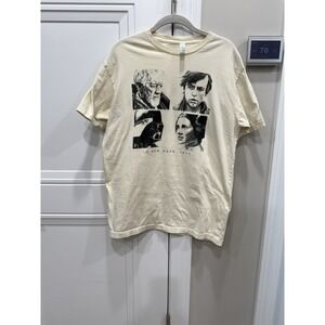 Start Wars Beige Unisex‎ T-shirt Size Large 100% Cotton